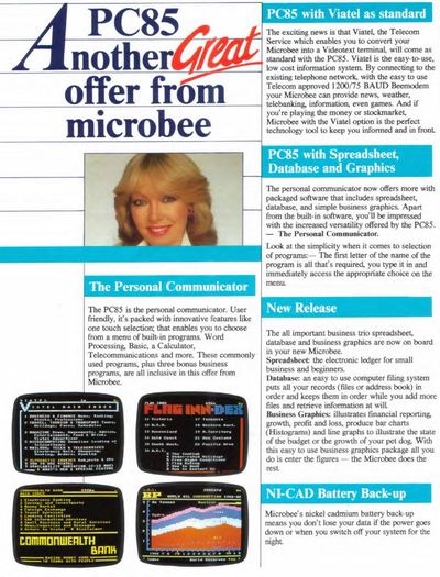 Microbee PC85B Brochure